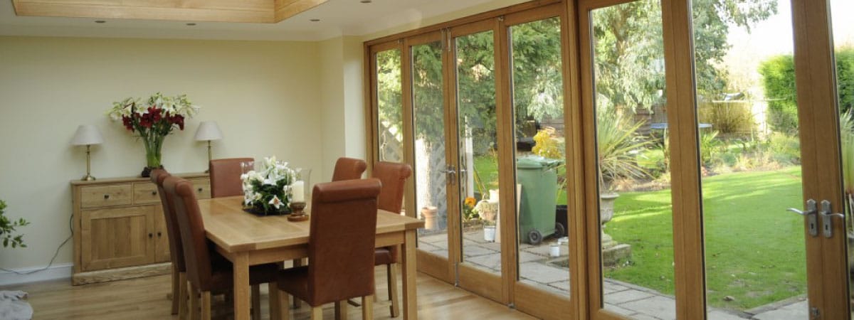 bifold doors aluminium timber