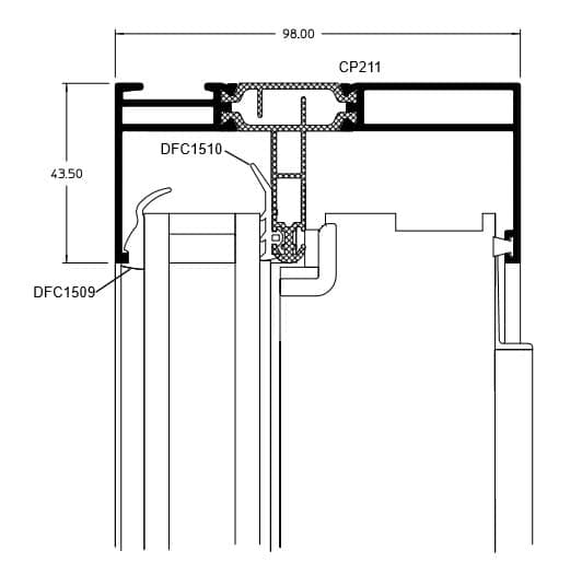 Fixed Head technical drawing