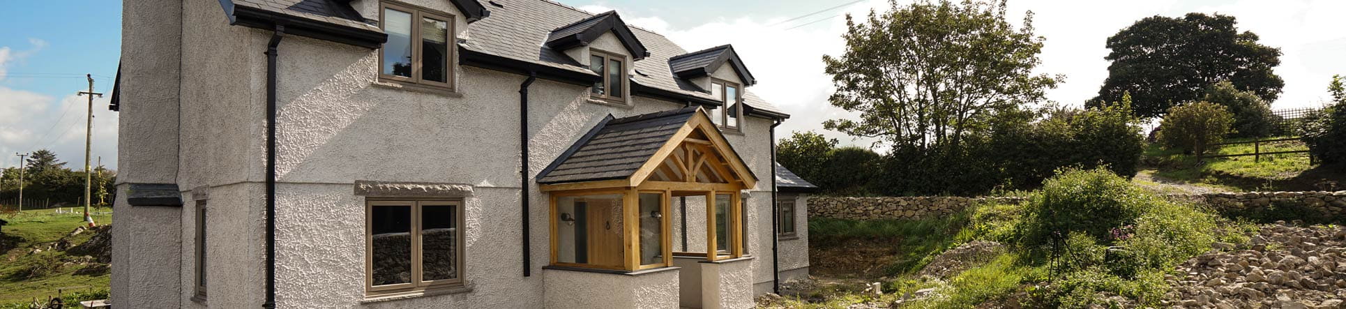 Residence 9 window installation, Anglesey