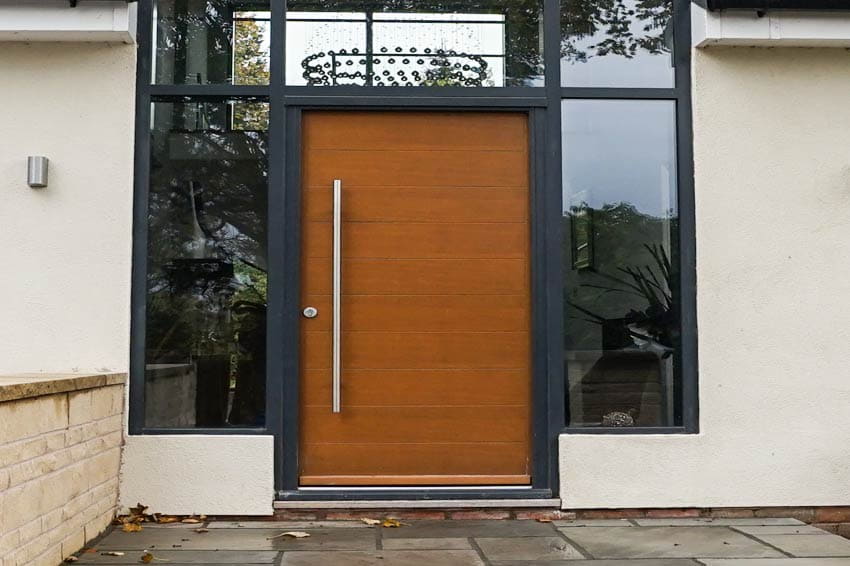 Contemporary Entrance Doors In Aluminium Alu Clad Timber Or Pvcu Timber