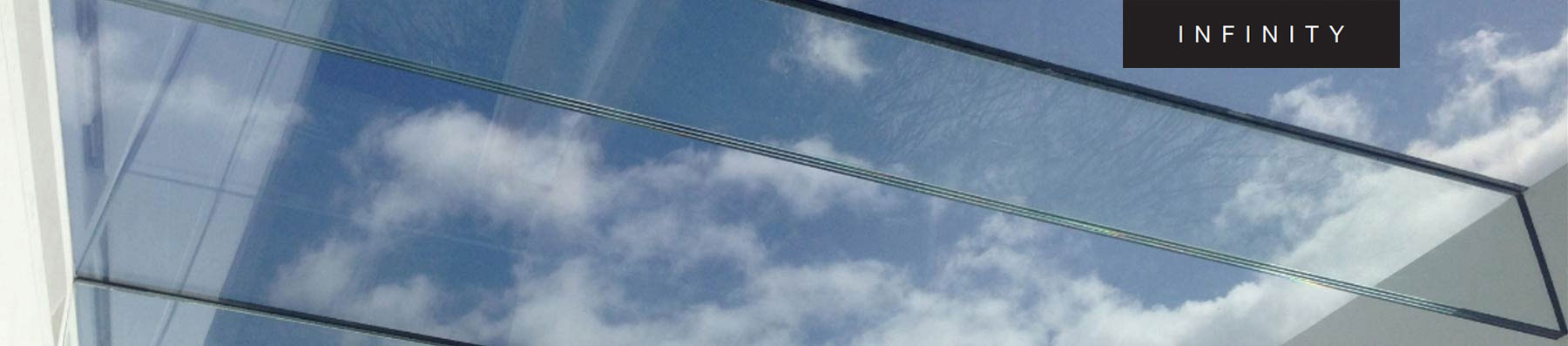 INFINITY - the ultimate all glass flat roof light.