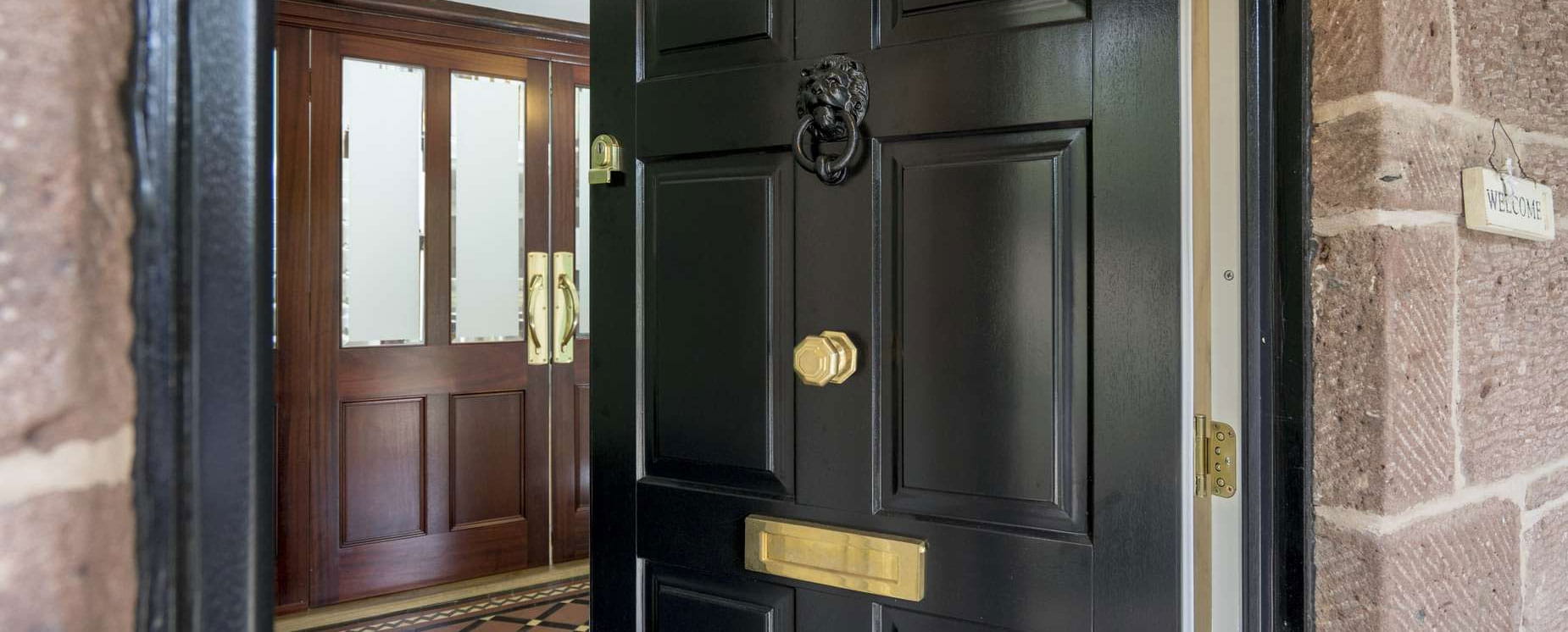 Traditional Entrance Door, Wirral John Knight Glass