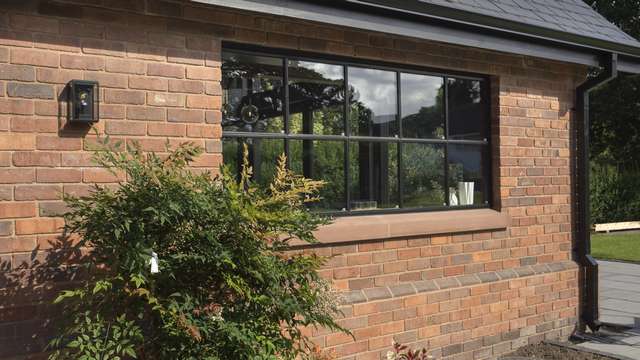 External close up of one of the Crittall windows we have installed at this project.