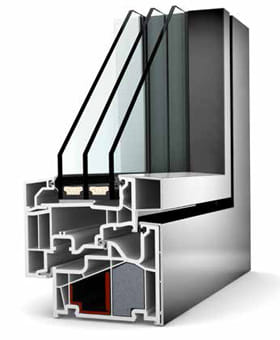 Internorm KF 410 UPVC/ALUMINIUM - Window Profile