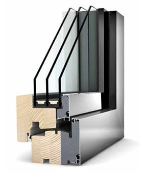 Internorm HF 310 TIMBER/ALUMINIUM - Window Profile