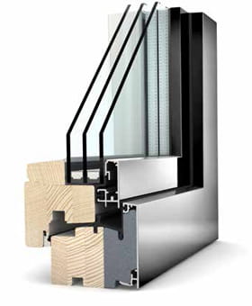 Internorm HF 210 TIMBER/ALUMINIUM - window profile