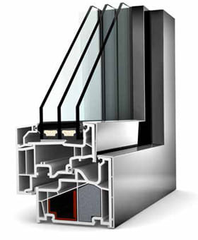 Internorm KF 410 UPVC/ALUMINIUM - Window Profile