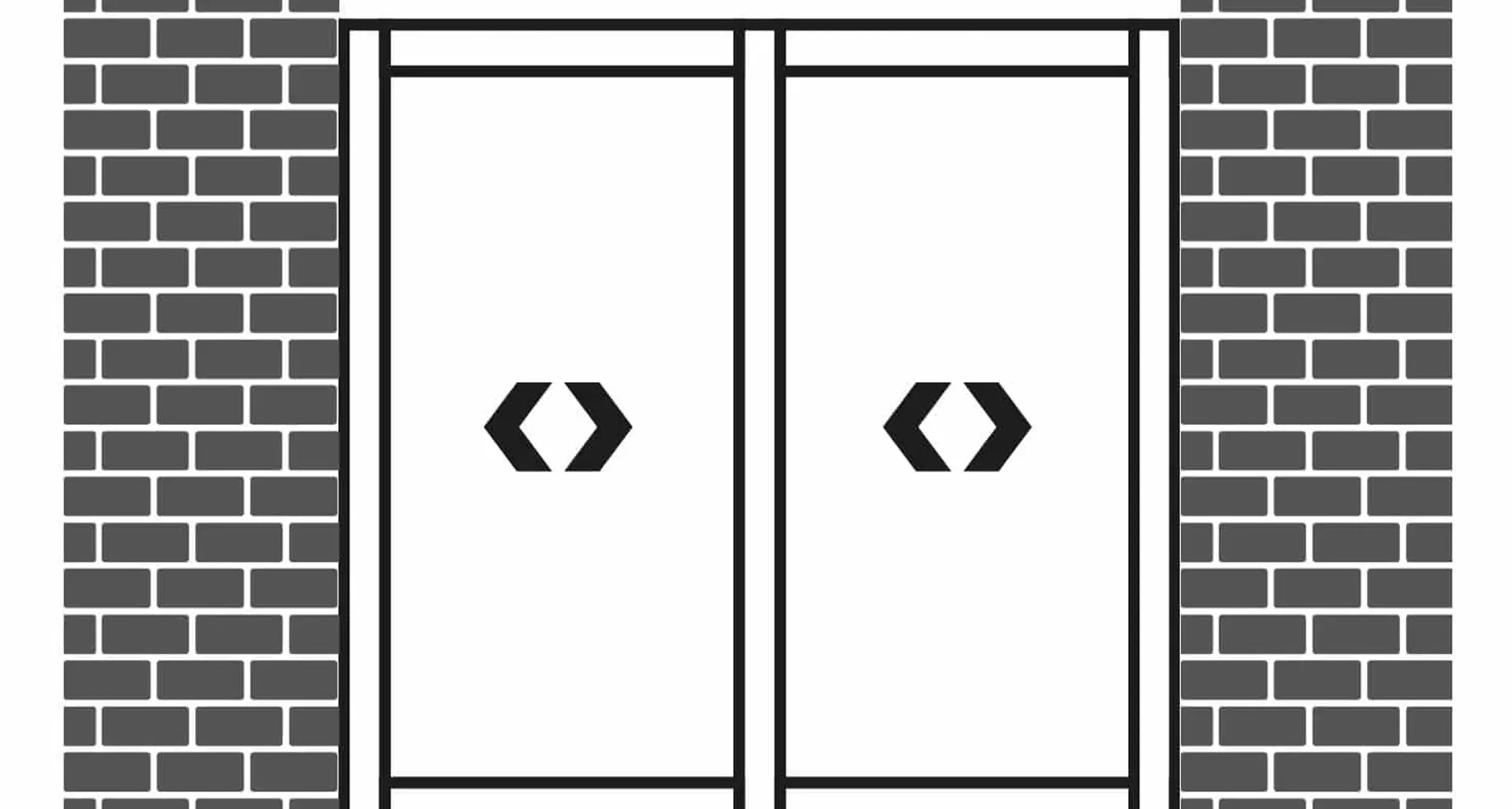 Dual panel pocket door