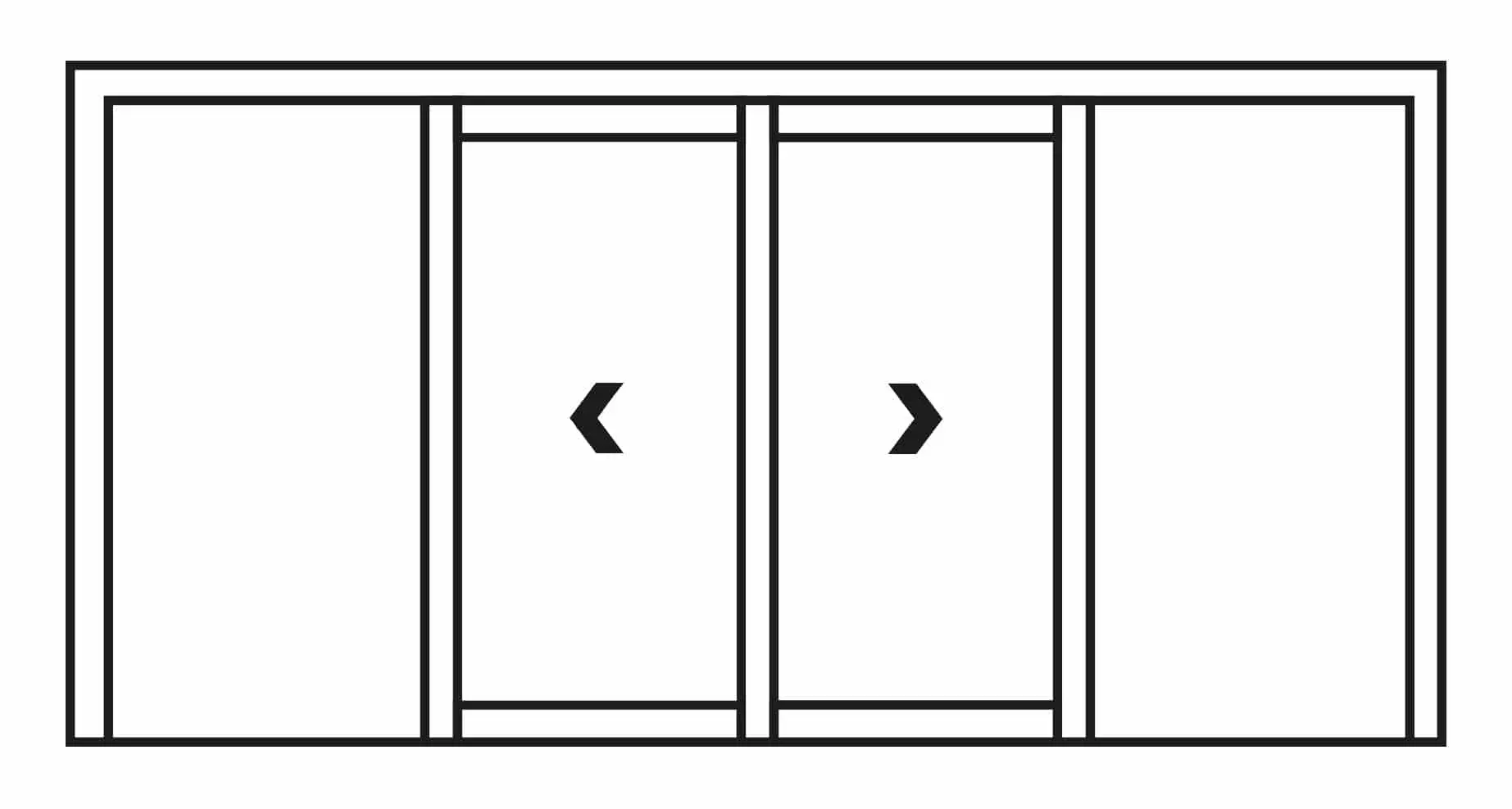 Dual Track Four Panel