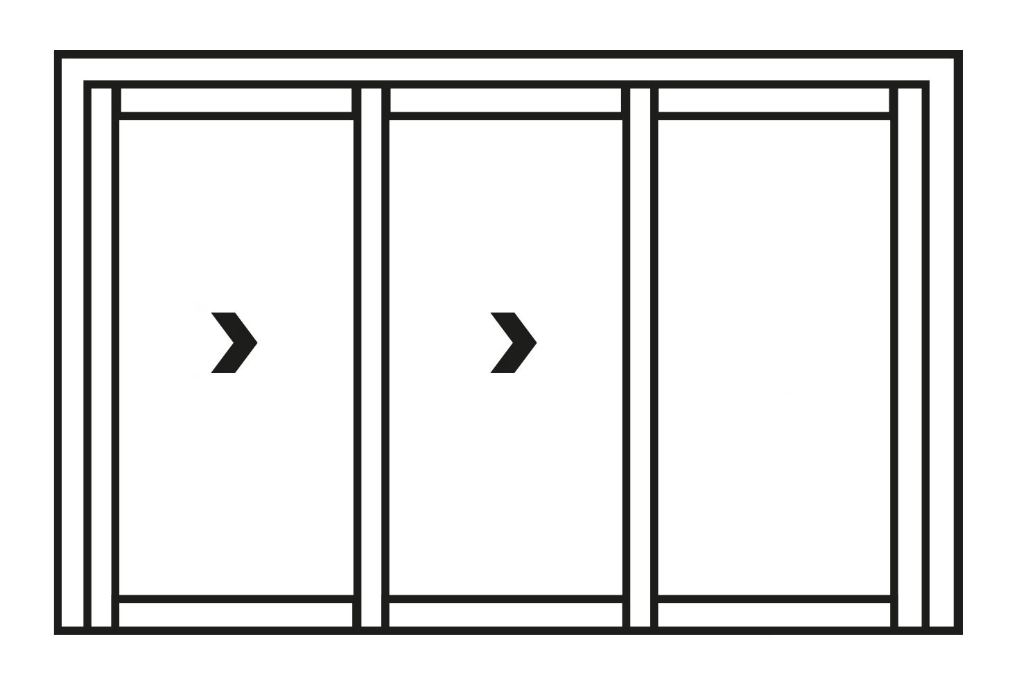 Triple Panel Door