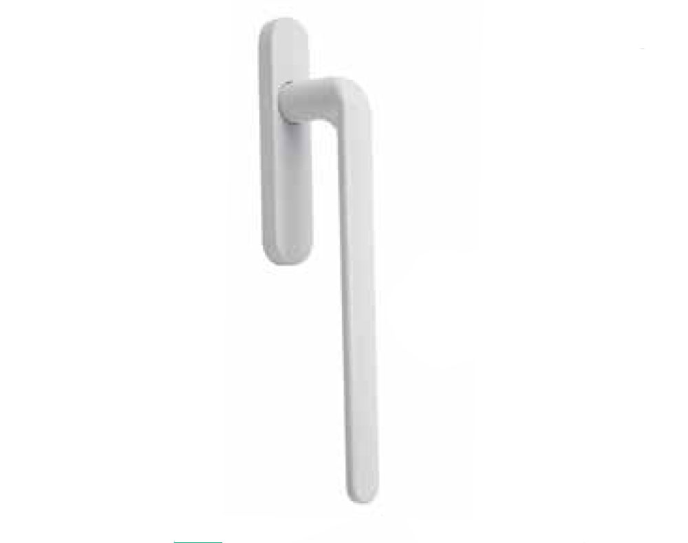 White lift and slide handle