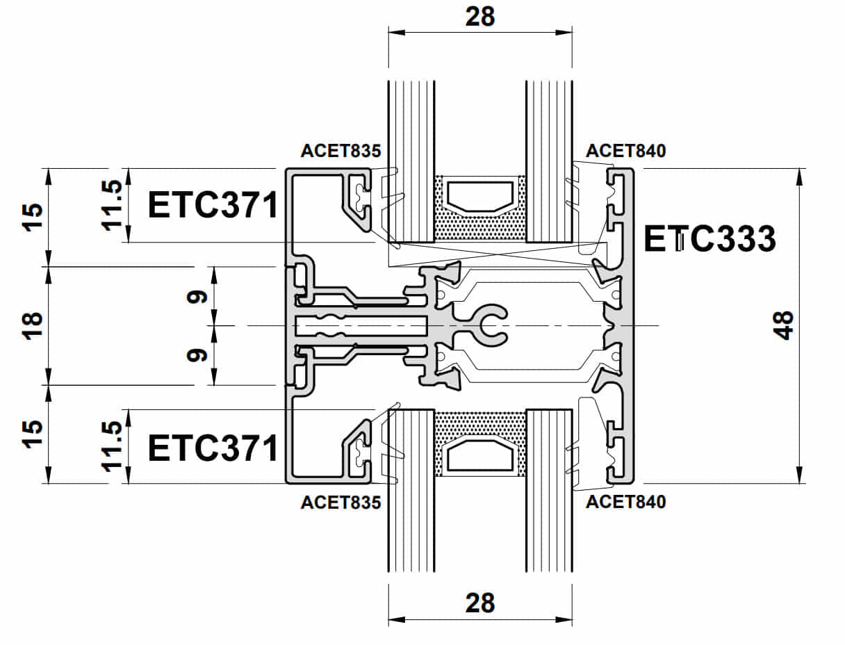 Technical Details Essential Aluminium window