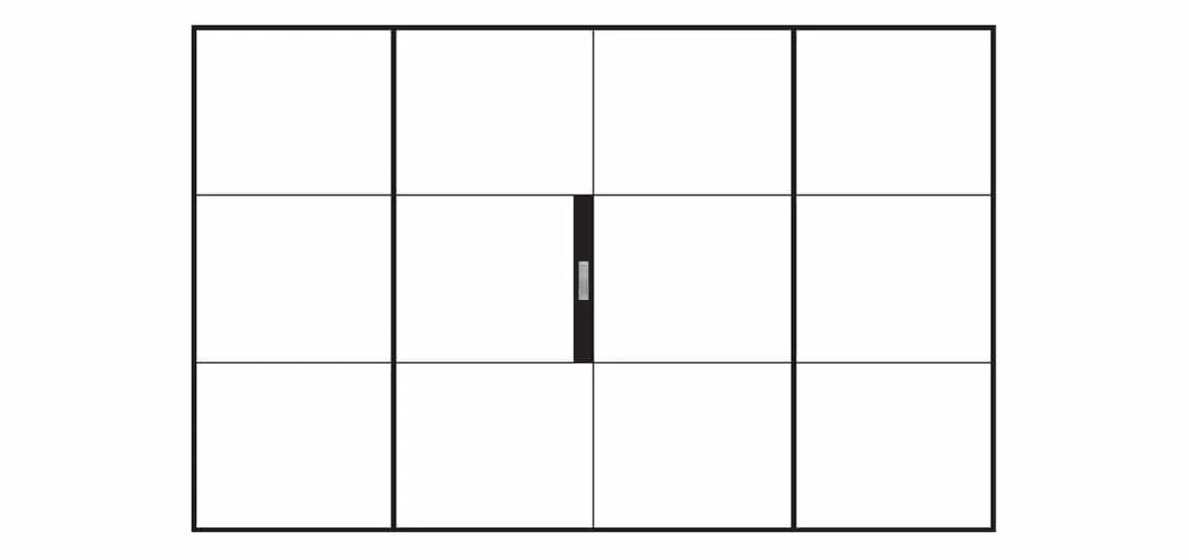 3 Panel Door