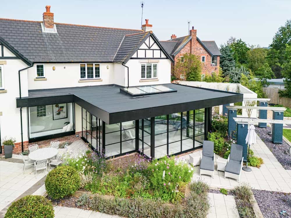 Roof Lantern and Door Options for Flat Roof Extensions