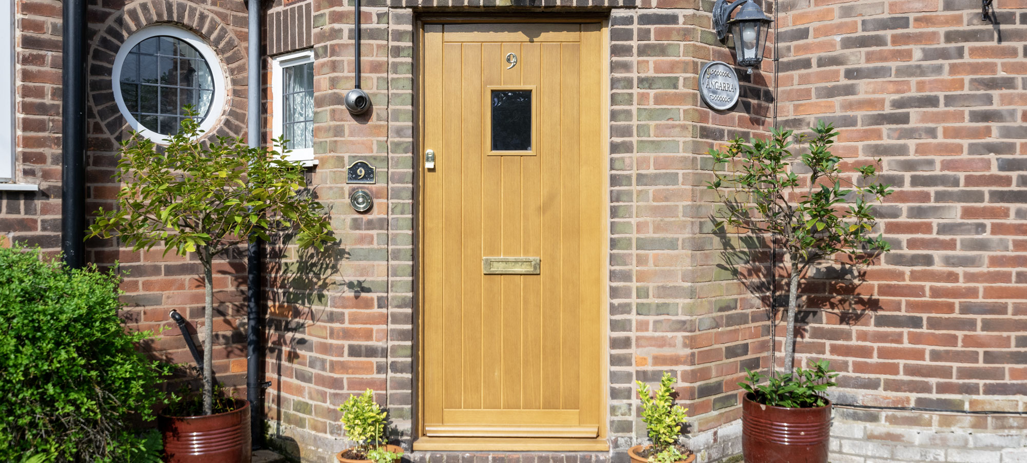 Solid Oak Entrance Door