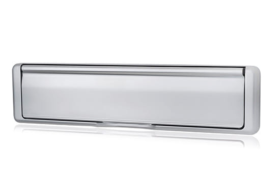 Satin Chrome Letter Plate