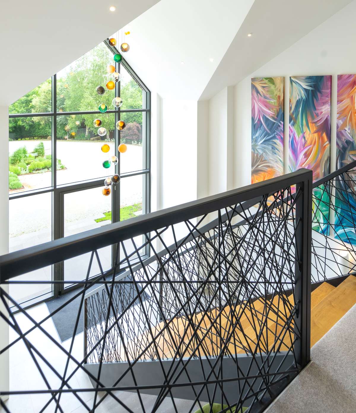 Agate grey composite door against red brickwork