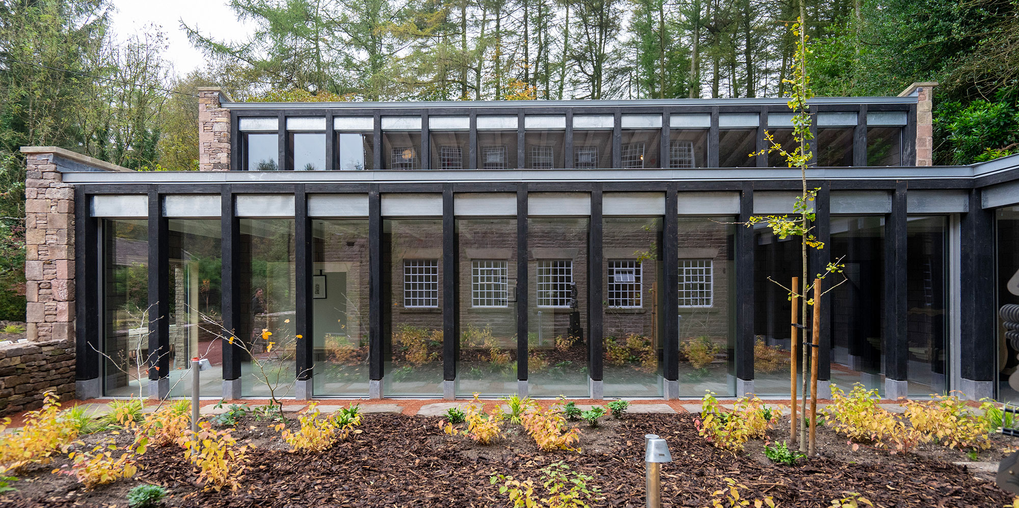 Agate Grey Composite Door Installation with black doctors knocker.