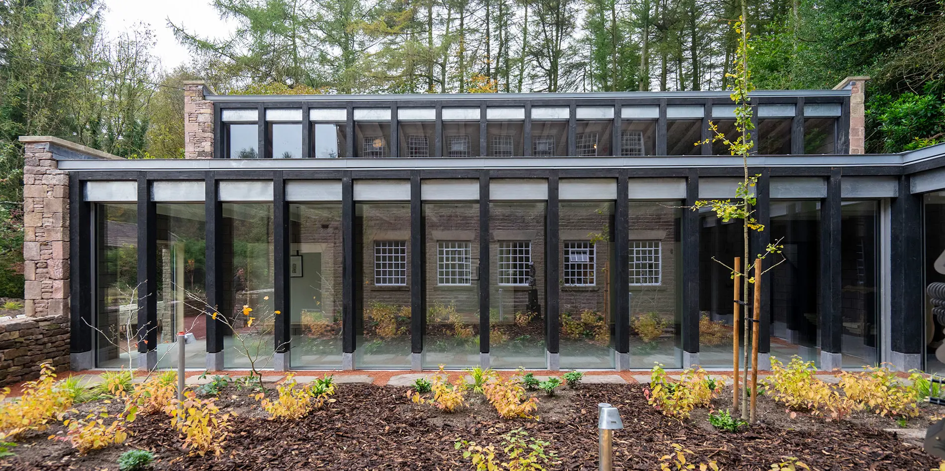Agate Grey Composite Door Installation with black doctors knocker.