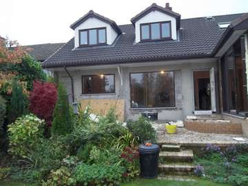 Allstyle Large window and triple slide Alumnium Patio doors , Polyester powder cpoated . Installtion of the Sliding door and windows was carried out in Preston, Lancashire