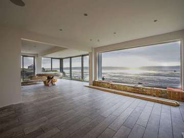 Internal view of the property featuring various aluminium doors and windows in West Kirby, Wirral.