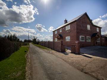 Farm house new build with complete glazing installation in Wrexham, Wales.