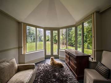 Internal view of this conservatory upgrade, what a great view!!