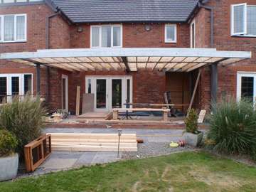 MR & MRS M. - CALDY ,WIRRAL. Design and biuld project : roof construction 