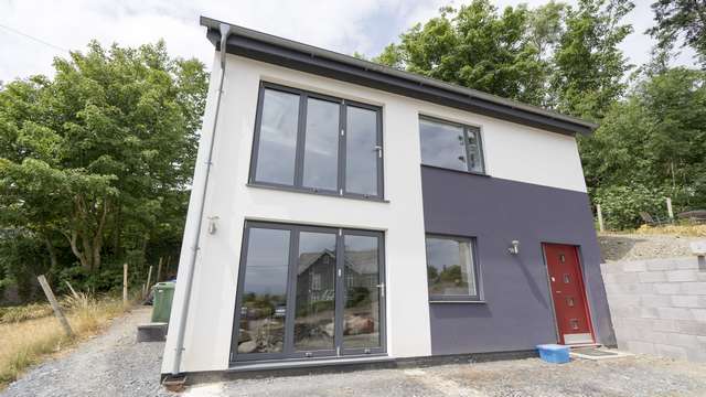 Another view of this home, veranda still to be fitted with access given from the second floor bifold doors.