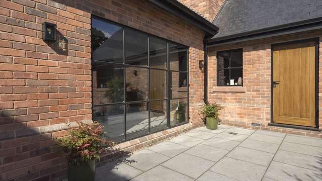 External close up of one of the Crittall screens we have installed at this project.