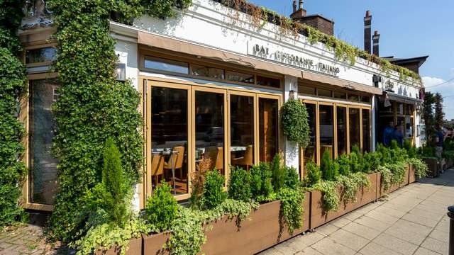 Alternative view of the CIBO Italian restaurant.