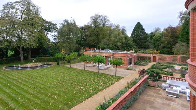 Aerial view of pitched roof lanterns installation in South Manchester.