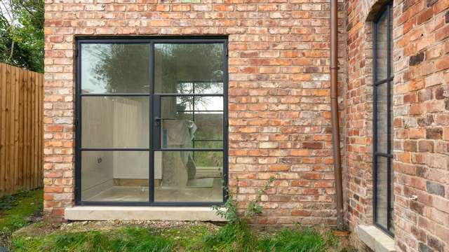 Crittall french doors.