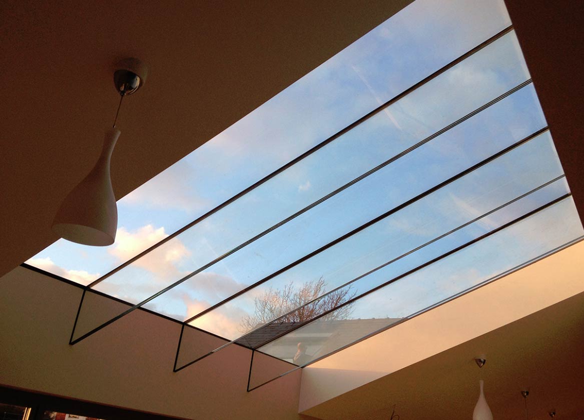Ultra Flat Glass Roof Lights | John Knight Glass